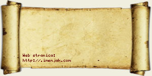 Milena Hrnjaković vizit kartica